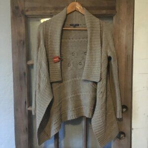 GAP 57% wool knitted waterfall sweater